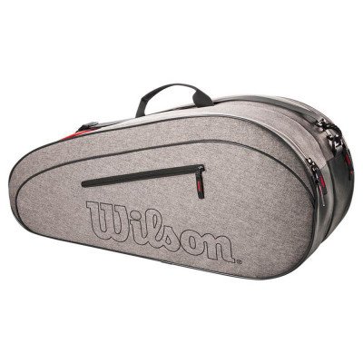 Сумка для ракеток Wilson Team (6 pack) серая Сумка для ракеток Wilson Team (6 pack) серая