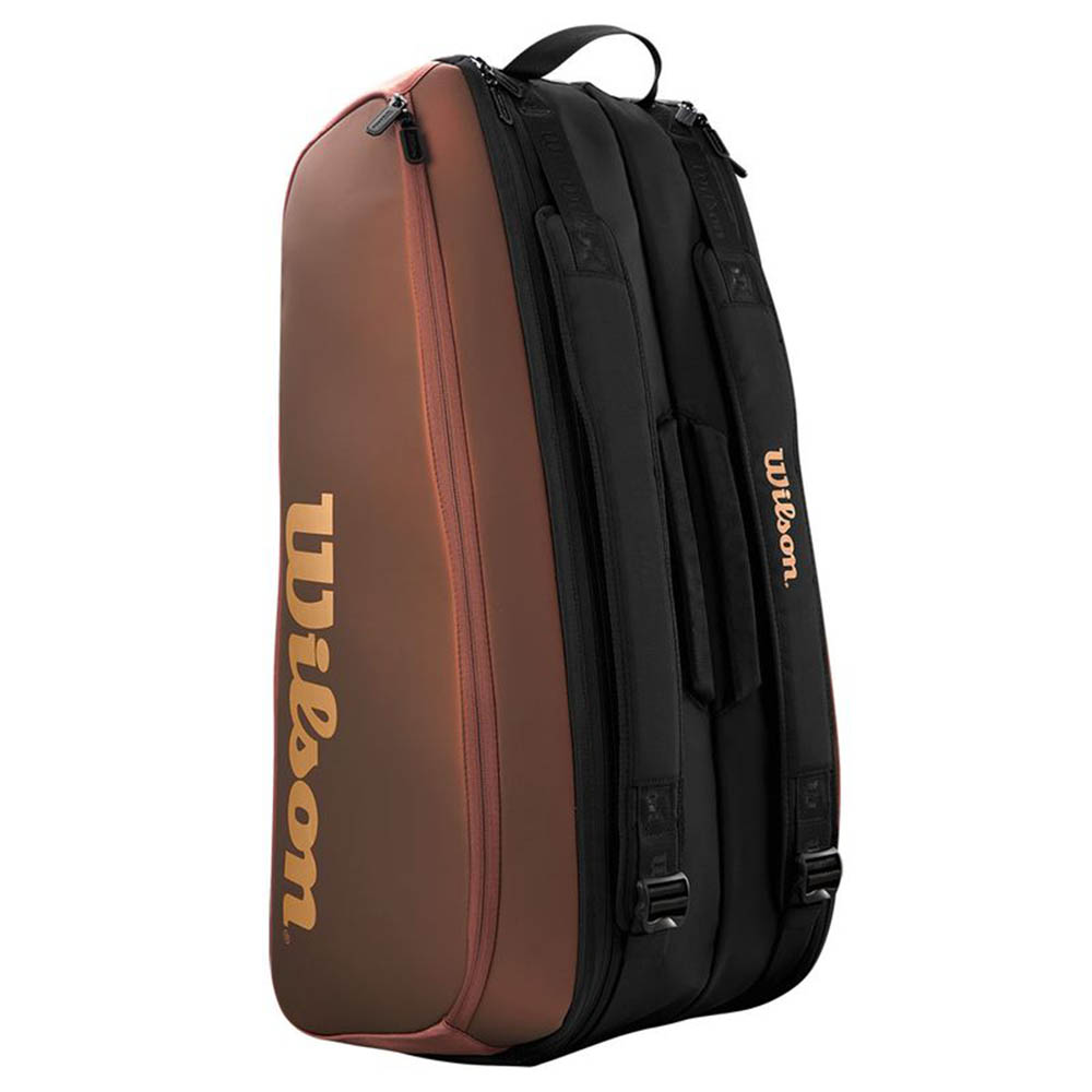 Сумка для ракеток Wilson Super Tour Pro Staff V14 (9 pack) коричневая Сумка для ракеток Wilson Super Tour Pro Staff V14 (9 pack) коричневая