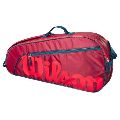 Сумка для ракеток Wilson Junior (3 pack) бордовая Сумка для ракеток Wilson Junior (3 pack) бордовая