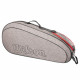 Сумка для ракеток Wilson Team (3 pack) серая Сумка для ракеток Wilson Team (3 pack) серая