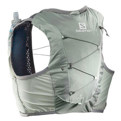 Жилет беговой Salomon Active skin 4 with flasks зеленый