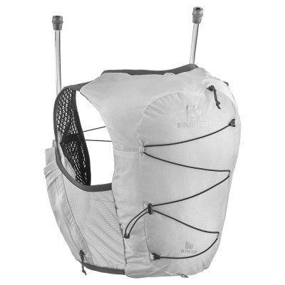 Жилет беговой Salomon Active skin 8 with flasks серый