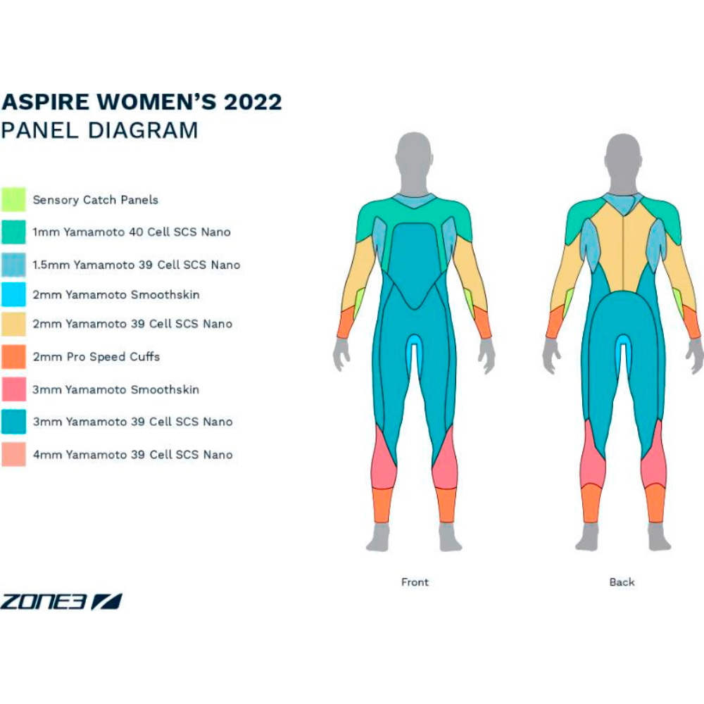 Гидрокостюм мужской Zone3 Aspire wetsuit Гидрокостюм мужской Zone3 Aspire wetsuit