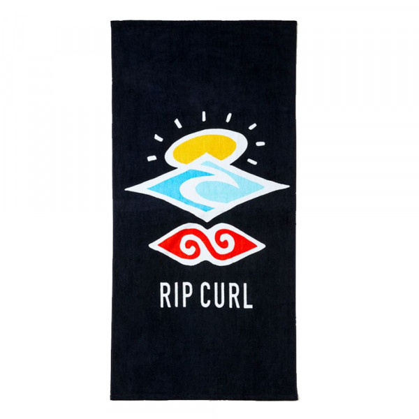 Полотенце черное Rip Curl Icons