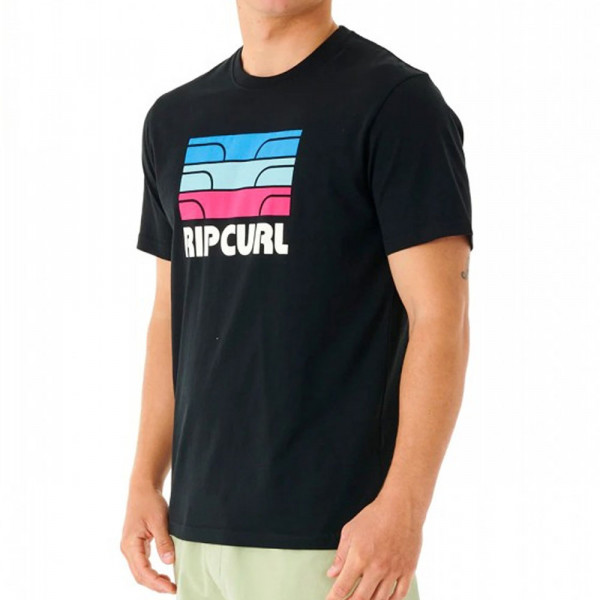 Футболка мужская черная Rip Curl Surf