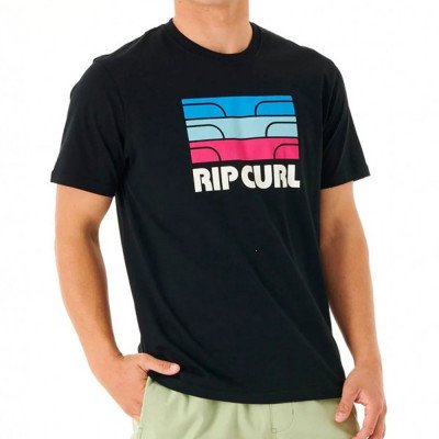 Футболка мужская черная Rip Curl Surf Футболка мужская черная Rip Curl Surf