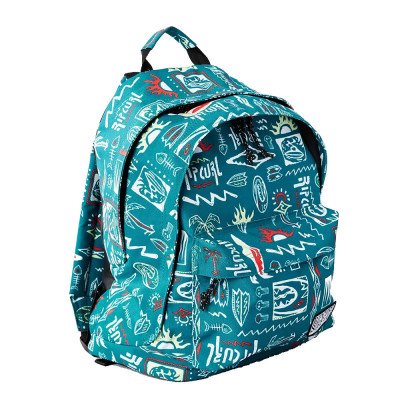 Городской рюкзак детский Rip Curl Double зеленый Городской рюкзак детский Rip Curl Double зеленый