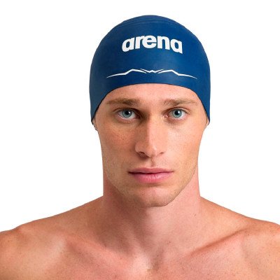 Шапочка для плавания Arena Aquaforse синяя Шапочка для плавания Arena Aquaforse синяя