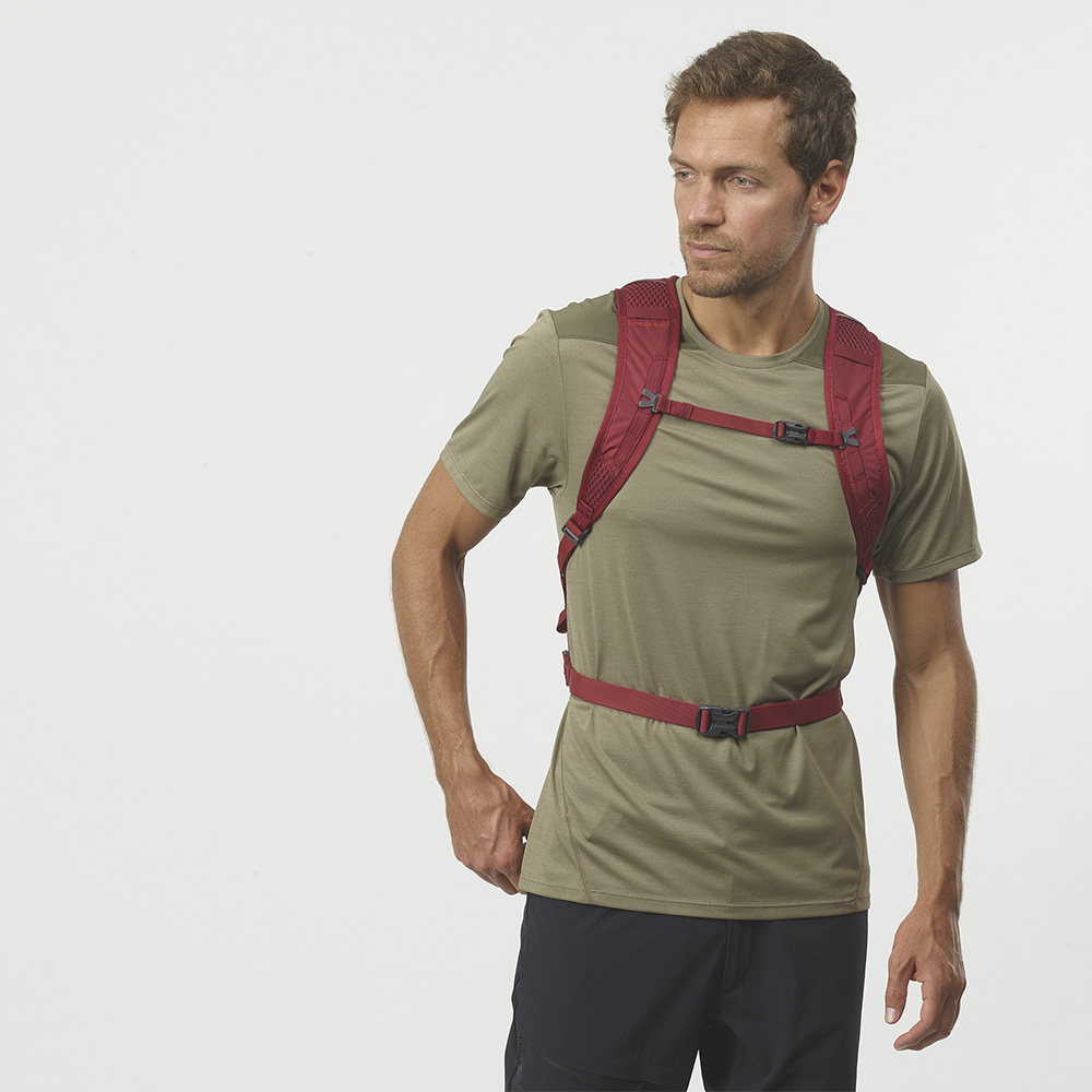 Рюкзак туристический Salomon Trailblazer 10 красный