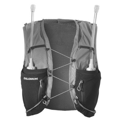 Жилет беговой женский Salomon Adv skin 12 with flasks серый