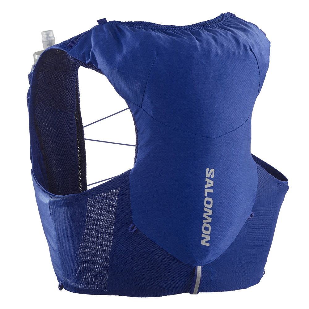 Жилет беговой Salomon Adv skin 5 with flasks синий