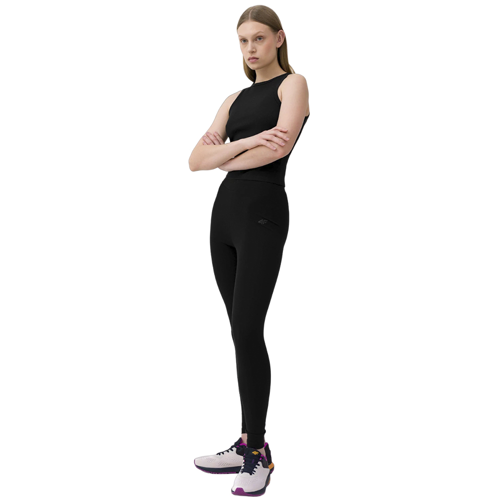 Леггинсы женские 4F Sportstyle черные Леггинсы женские 4F Sportstyle черные