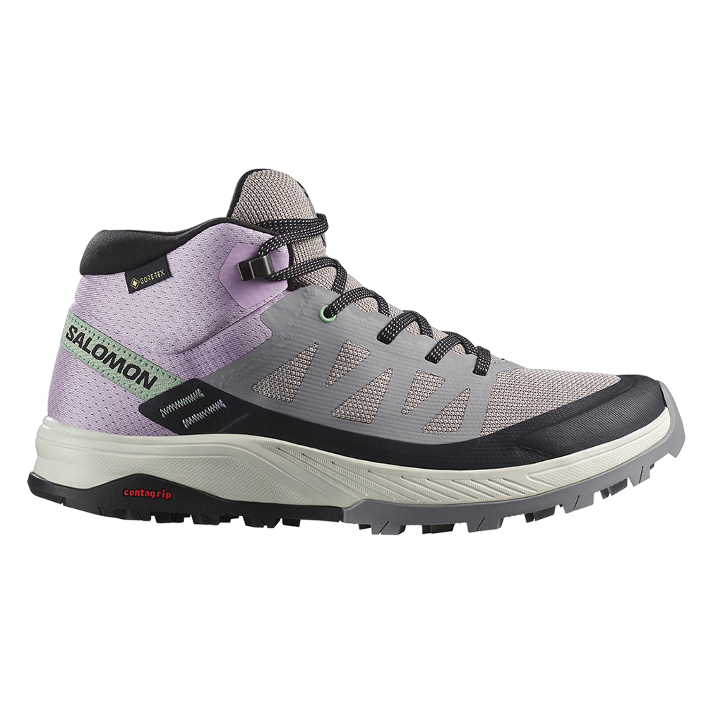 Треккинговые ботинки женские Salomon Outrise mid gtx Треккинговые ботинки женские Salomon Outrise mid gtx