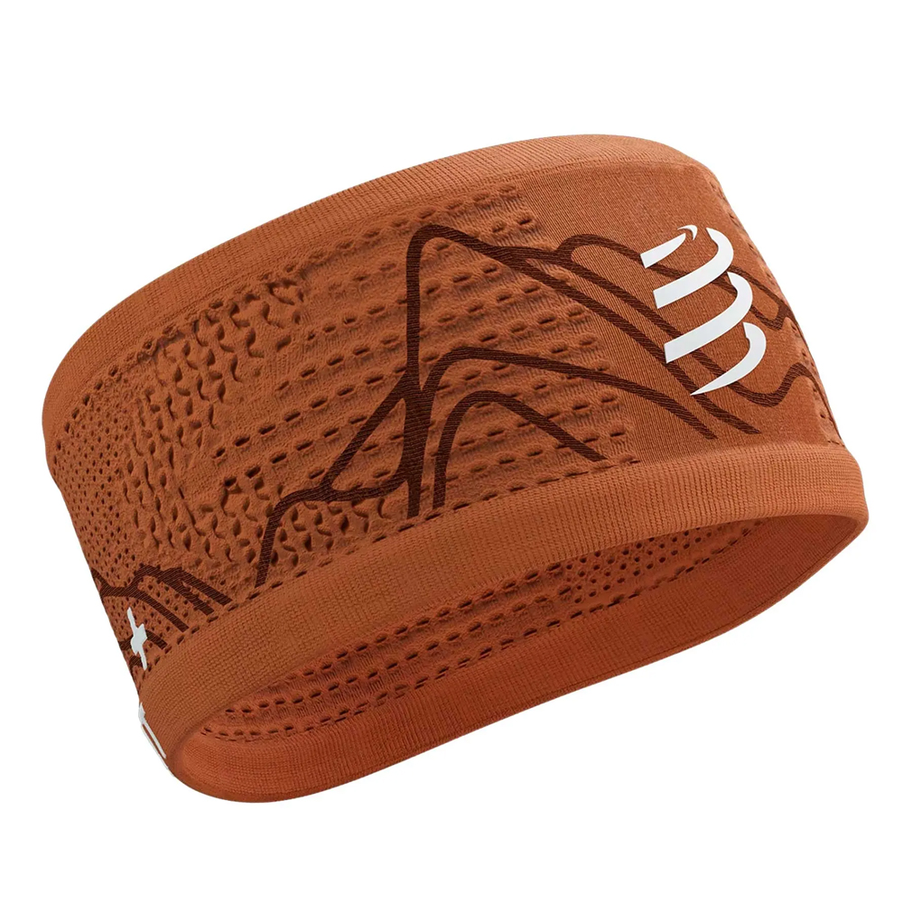 Повязка на голову широкая Compressport Headband