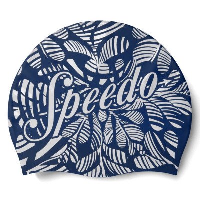 Шапочка для плавания детская Speedo Slogan prt