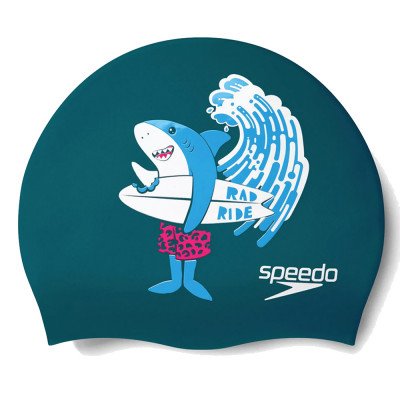 Шапочка для плавания детская Speedo Slogan prt
