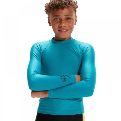 Футболка для плавания детская Speedo Ess logo ls