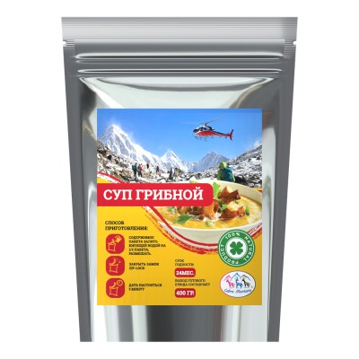 Суп грибной с гренками сублимированный