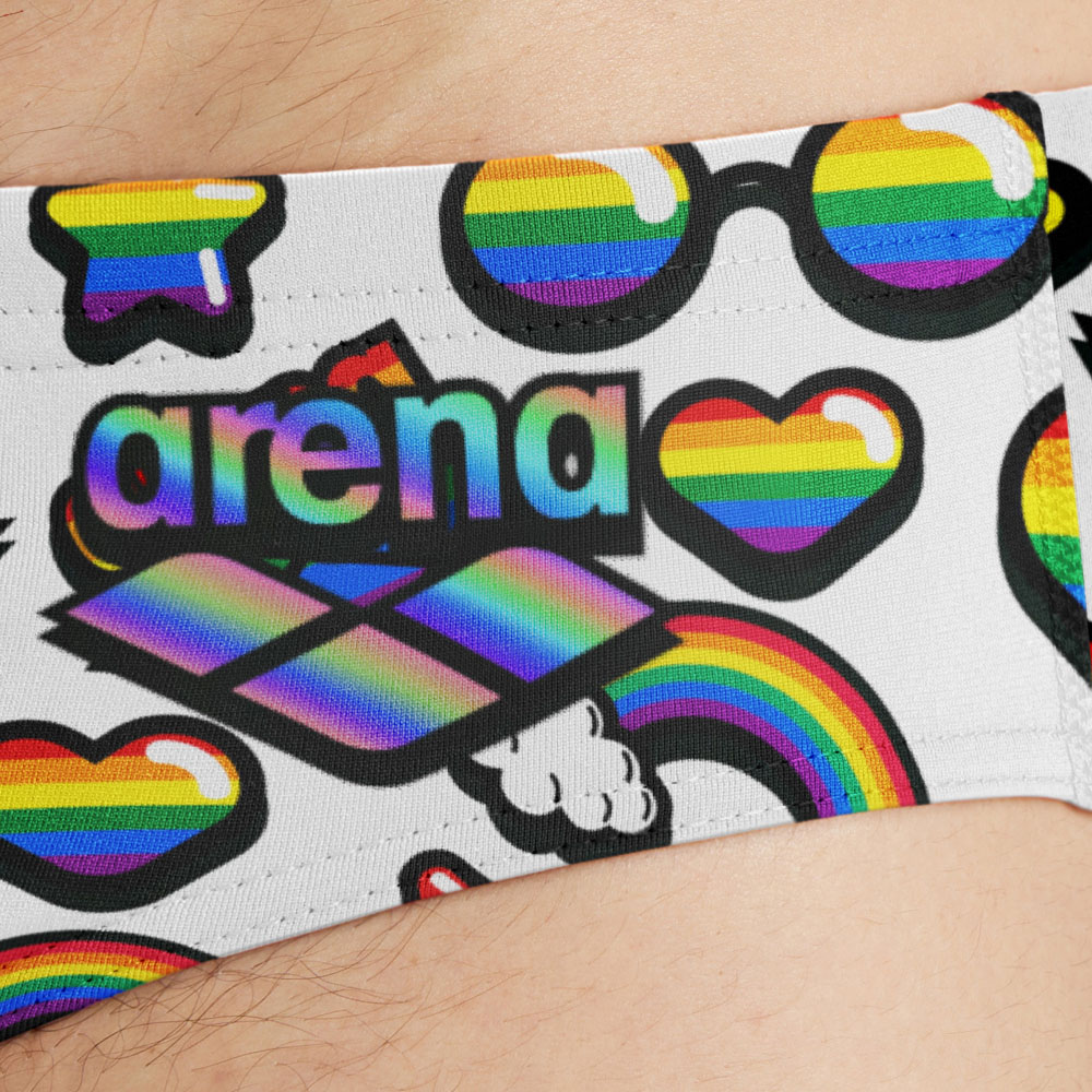 Плавки мужские спортивные Arena Pom белые Плавки мужские спортивные Arena Pom белые