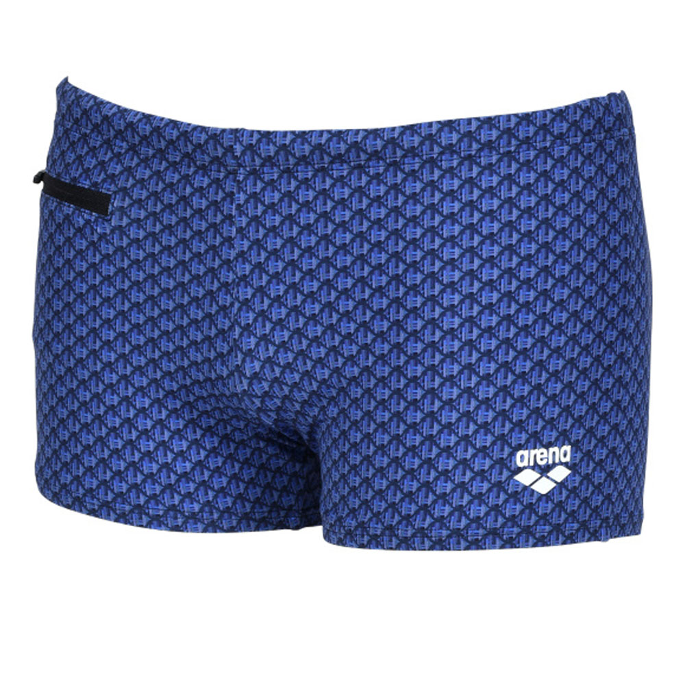 Плавки-шорты мужские Arena M Printed Checks Short синие