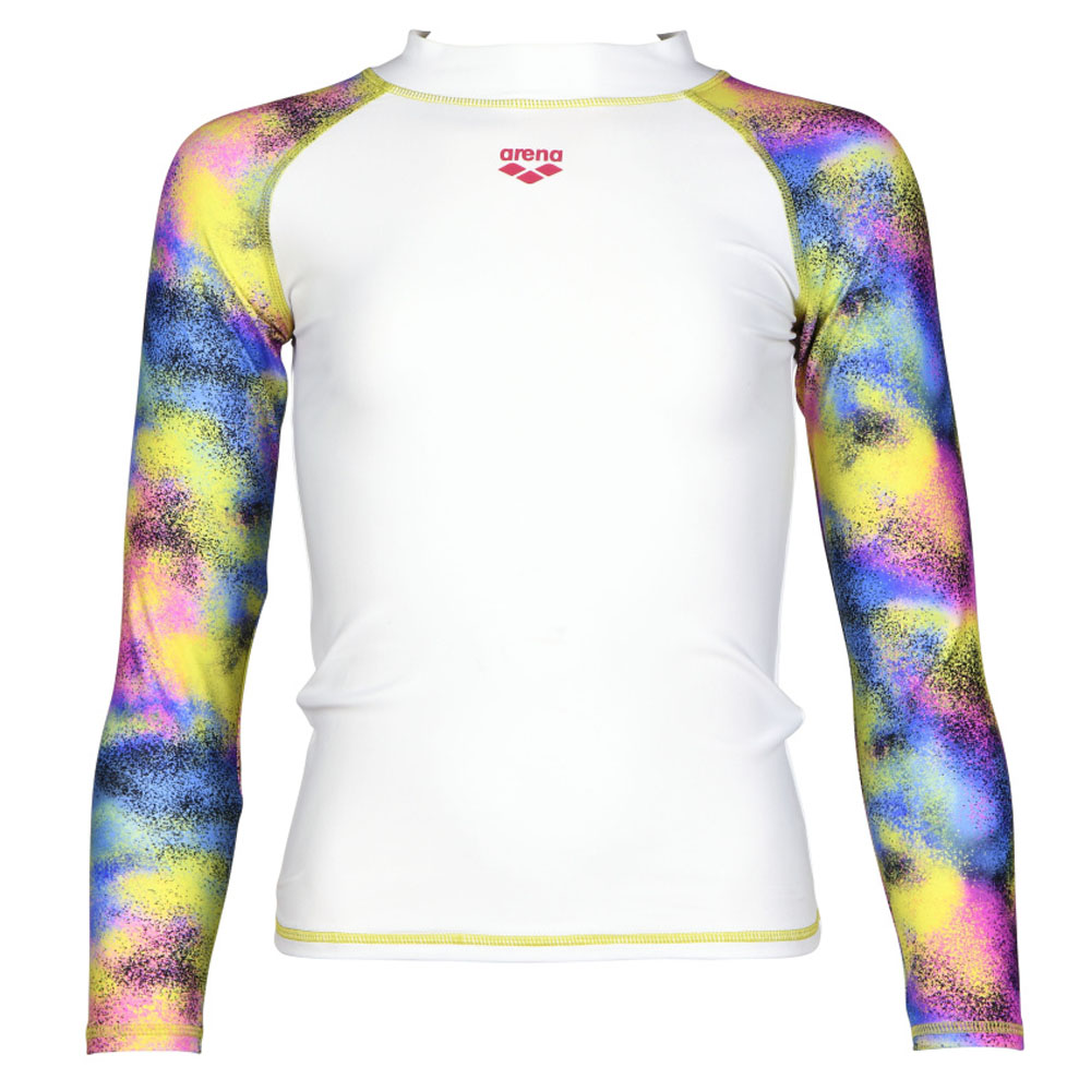 Футболка для плавания детская с длинным рукавом Arena Rash