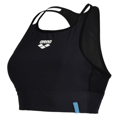 Топ спортивный женский Arena Bra top черный Топ спортивный женский Arena Bra top черный