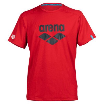Футболка унисекс Arena T-shirt logo красная Футболка унисекс Arena T-shirt logo красная