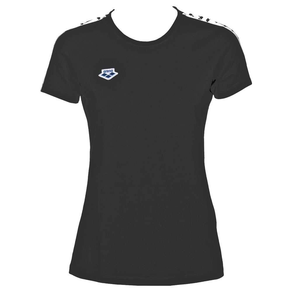Футболка женская Arena T-shirt team черная Футболка женская Arena T-shirt team черная