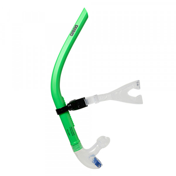 Трубка для плавания Arena Snorkel зеленая