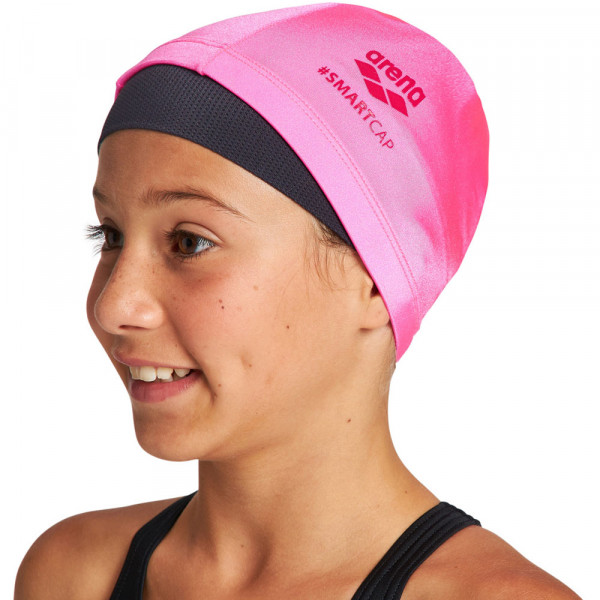 Шапочка для плавания детская Arena Smartcap junior розовая