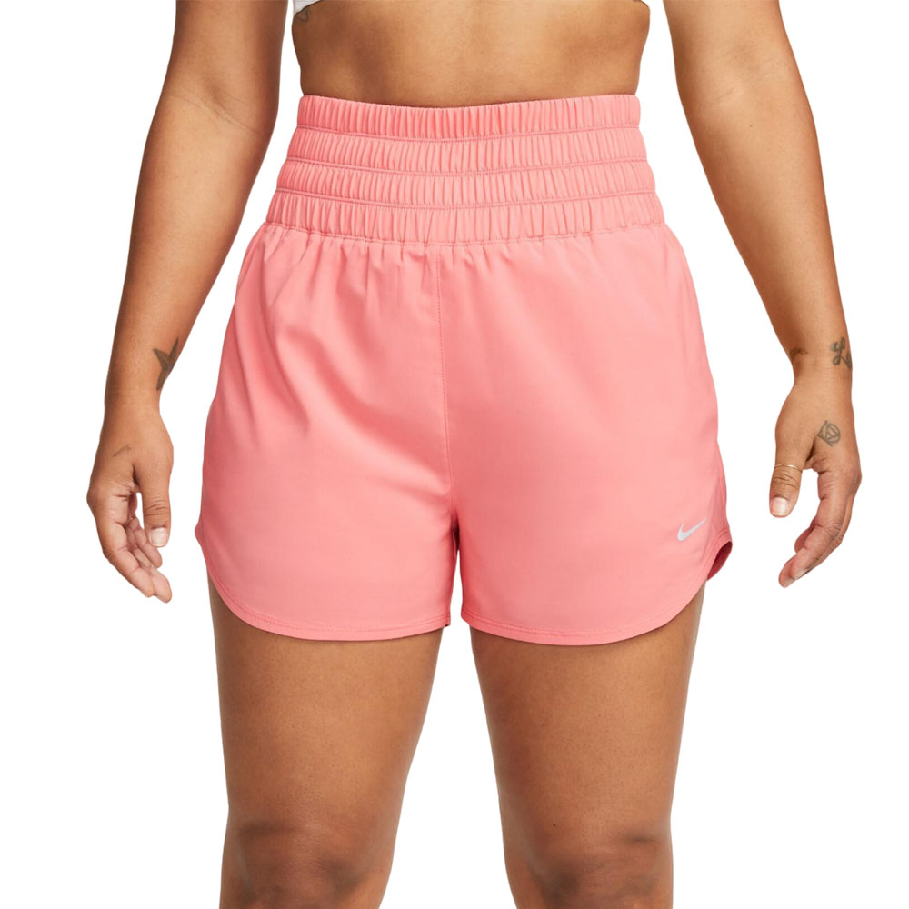 Шорты женские Nike One Df Ultr розовые
