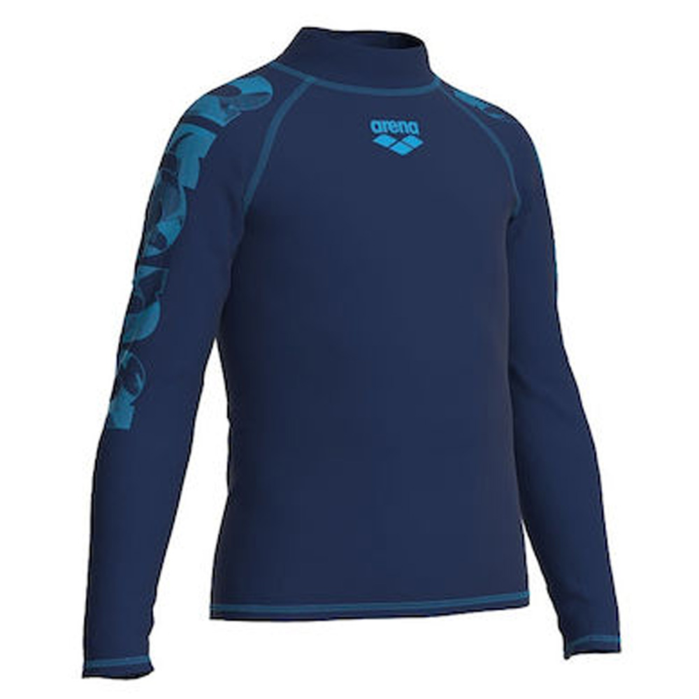 Футболка для плавания детская Arena Rash vest l/s graphic