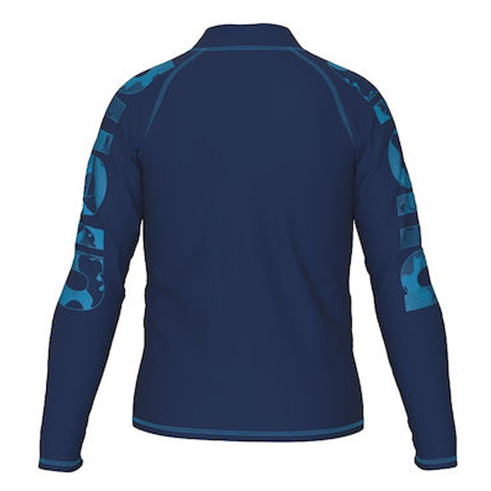 Футболка для плавания детская Arena Rash vest l/s graphic