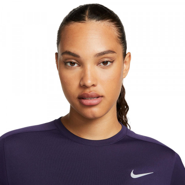 Лонгслив женский Nike Pacer Crew темно синий