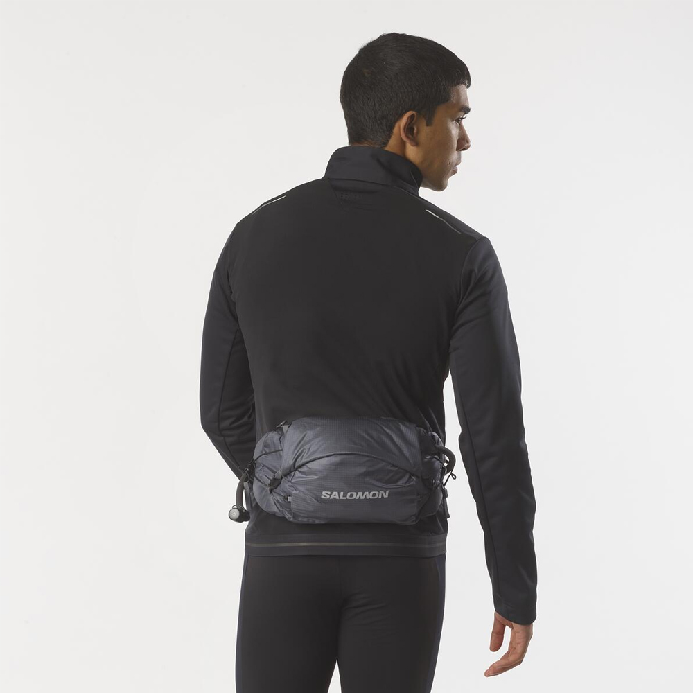 Сумка поясная Salomon Cross season waist серая