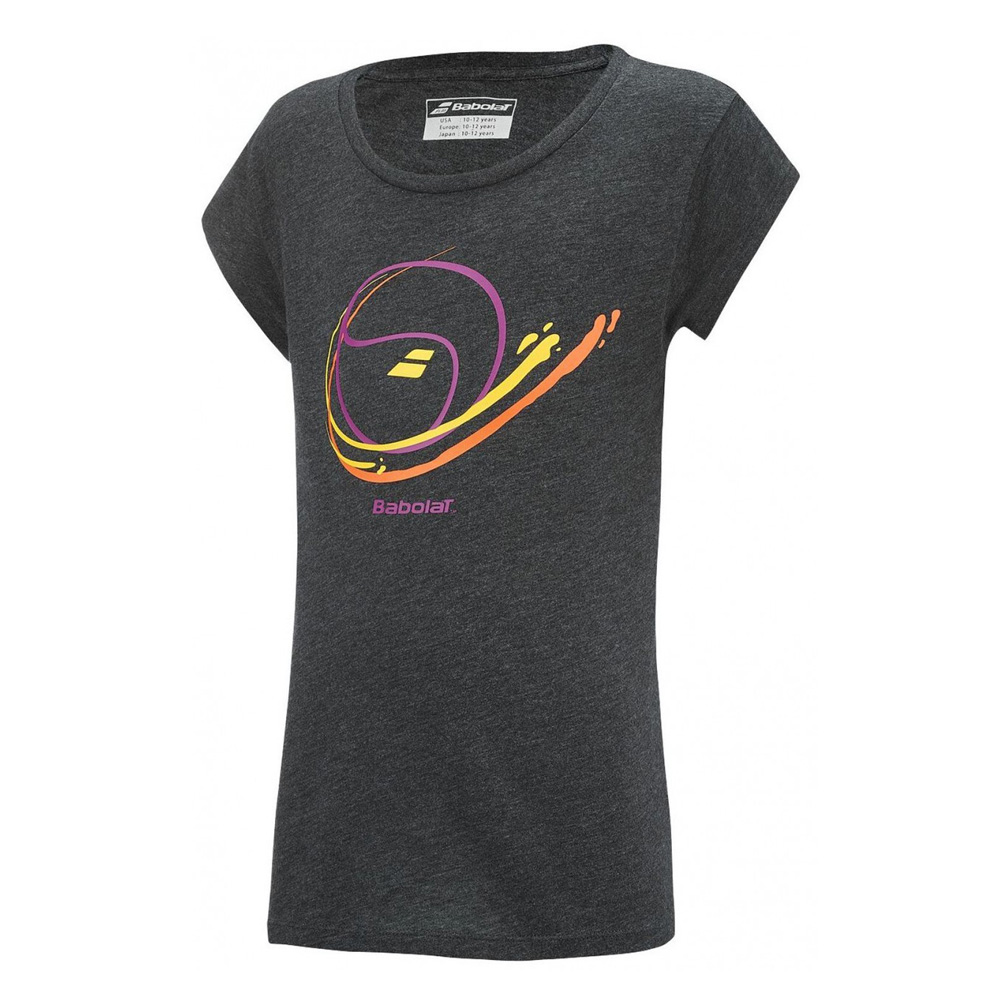 Футболка детская Babolat Exercise Message Tee Girl
