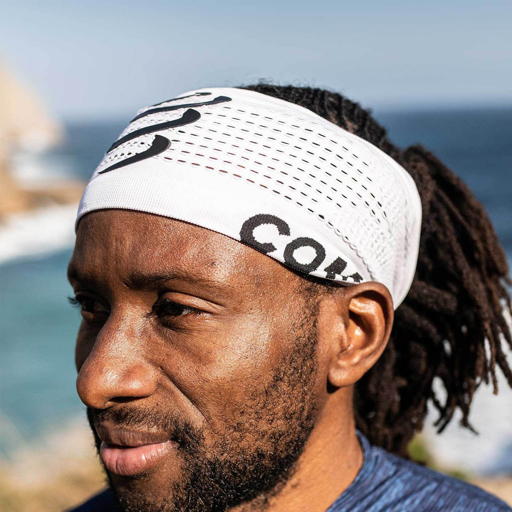 Повязка на голову широкая Compressport Headband