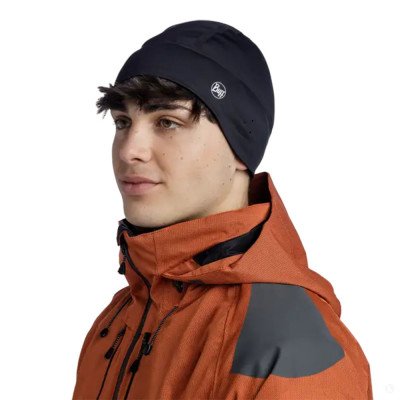 Шапка Buff Windproof Beanie solid black Шапка Buff Windproof Beanie solid black