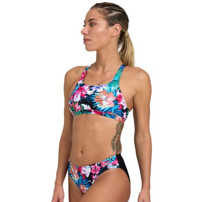 Купальник женский спортивный Arena Flower bikini Купальник женский спортивный Arena Flower bikini