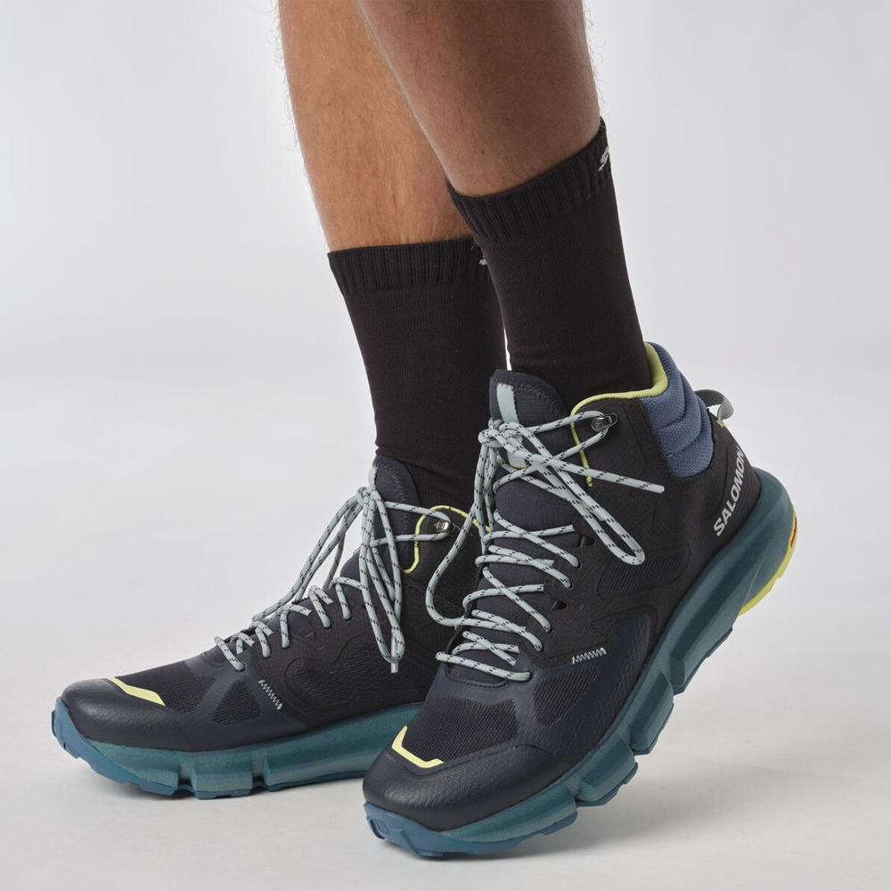 Треккинговые ботинки мужские Salomon Predict hike mid gtx Треккинговые ботинки мужские Salomon Predict hike mid gtx