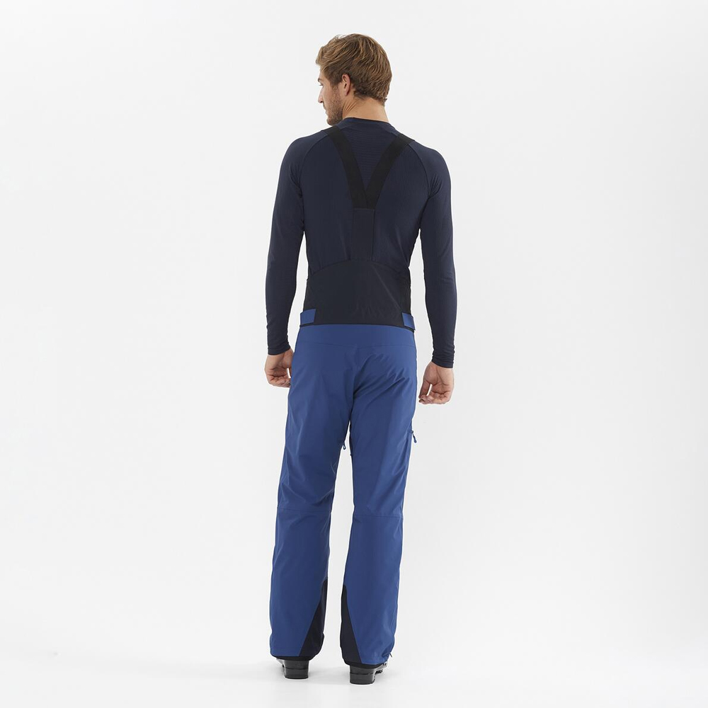 Брюки горнолыжные мужские Salomon Brilliant suspenders