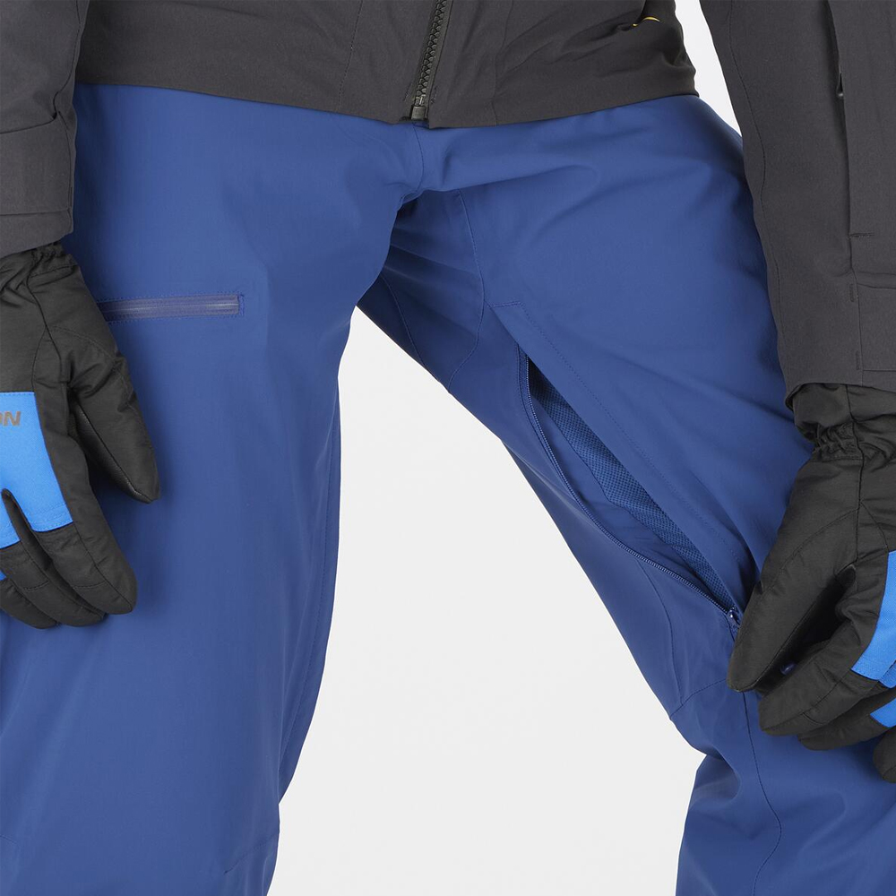 Брюки горнолыжные мужские Salomon Brilliant suspenders