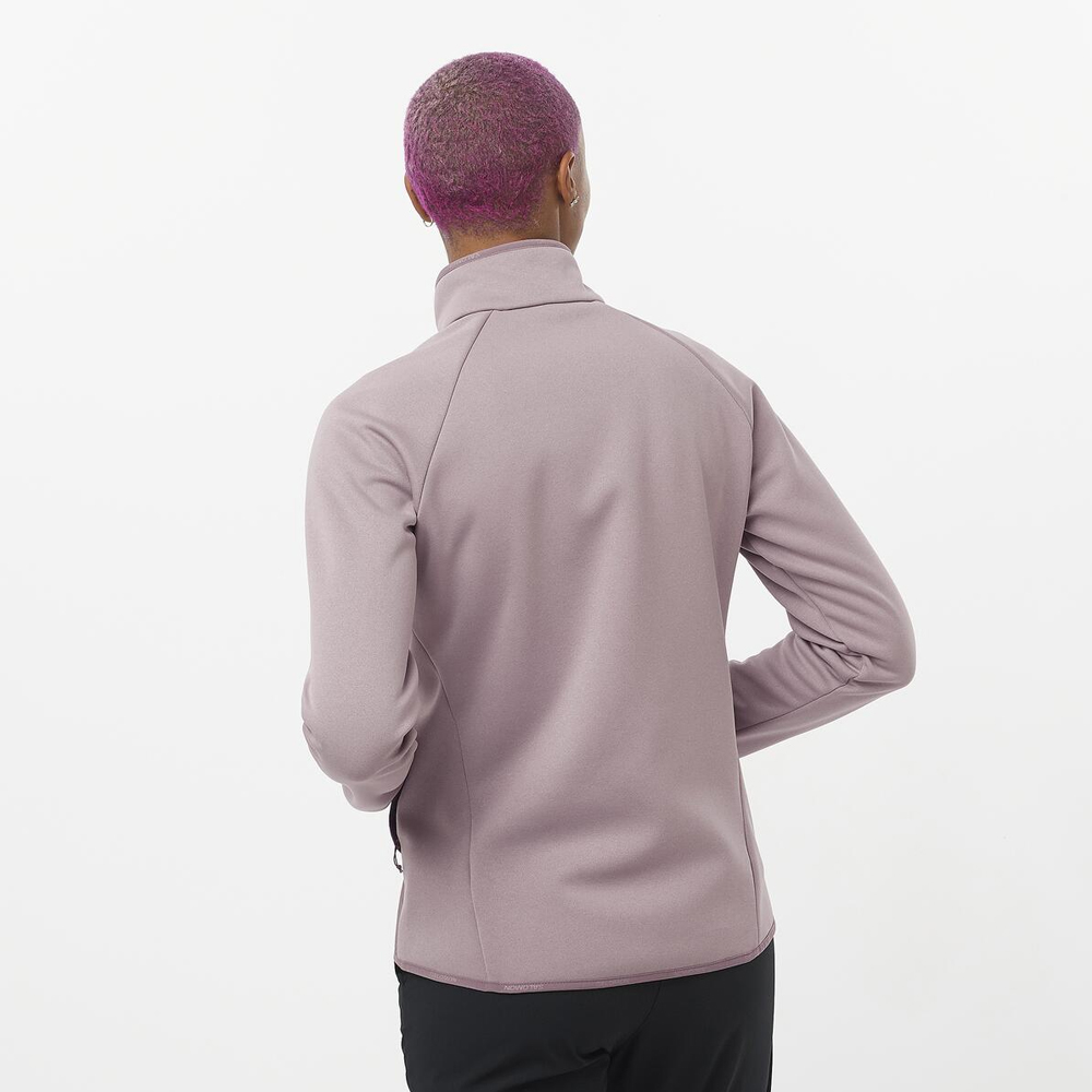 Флисовая кофта женская Salomon Essential warm full zip