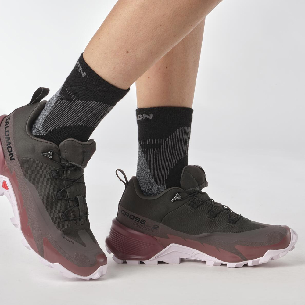 Треккинговые кроссовки женские Salomon Cross hike 2 gtx Треккинговые кроссовки женские Salomon Cross hike 2 gtx