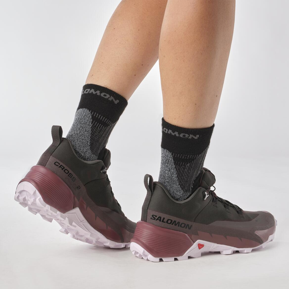 Треккинговые кроссовки женские Salomon Cross hike 2 gtx Треккинговые кроссовки женские Salomon Cross hike 2 gtx