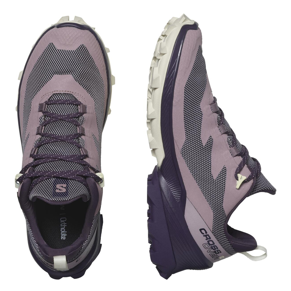 Треккинговые кроссовки женские Salomon Cross over 2 gore tex