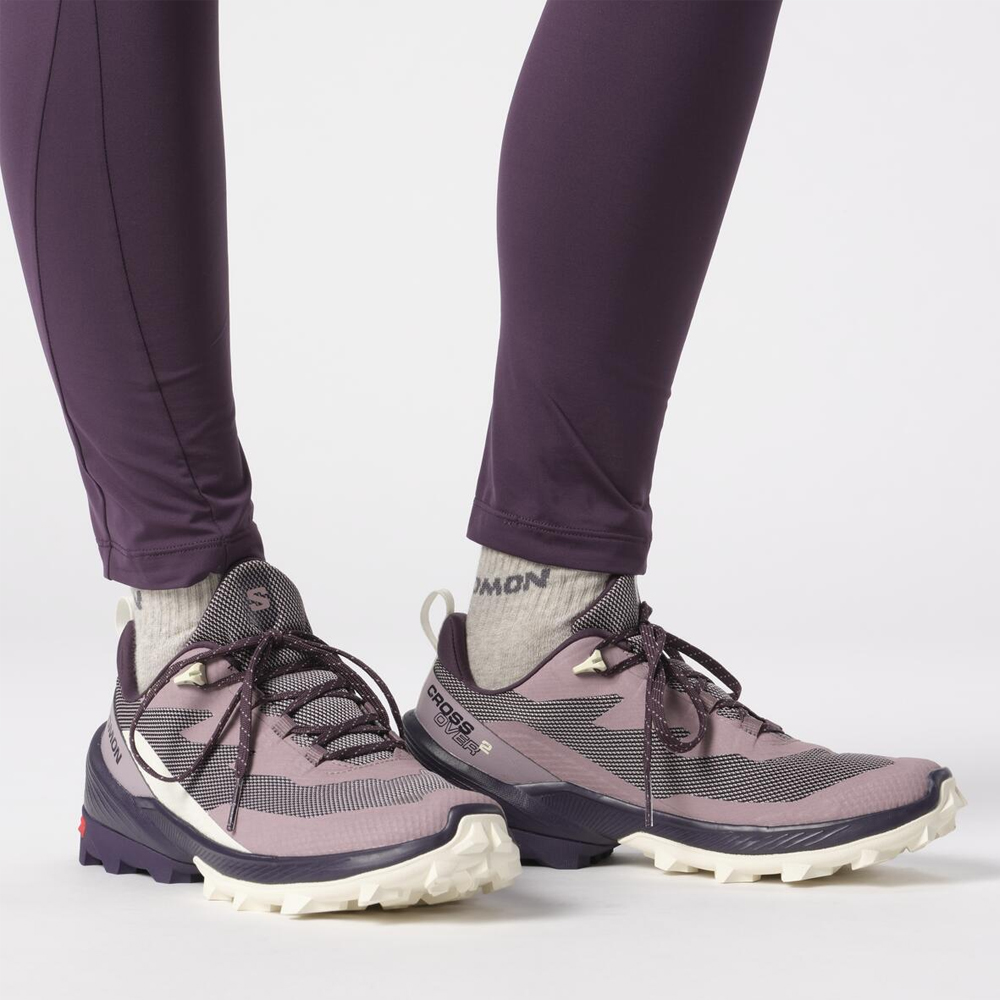 Треккинговые кроссовки женские Salomon Cross over 2 gore tex