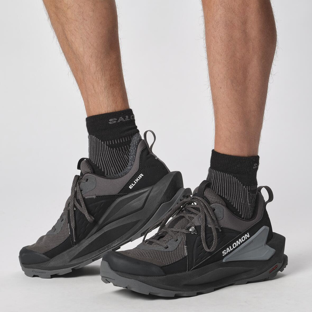 Треккинговые кроссовки мужские Salomon Elixir gore tex Треккинговые кроссовки мужские Salomon Elixir gore tex