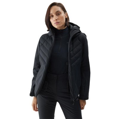 Куртка горнолыжная женская 4F Ski Core черная Куртка горнолыжная женская 4F Ski Core черная