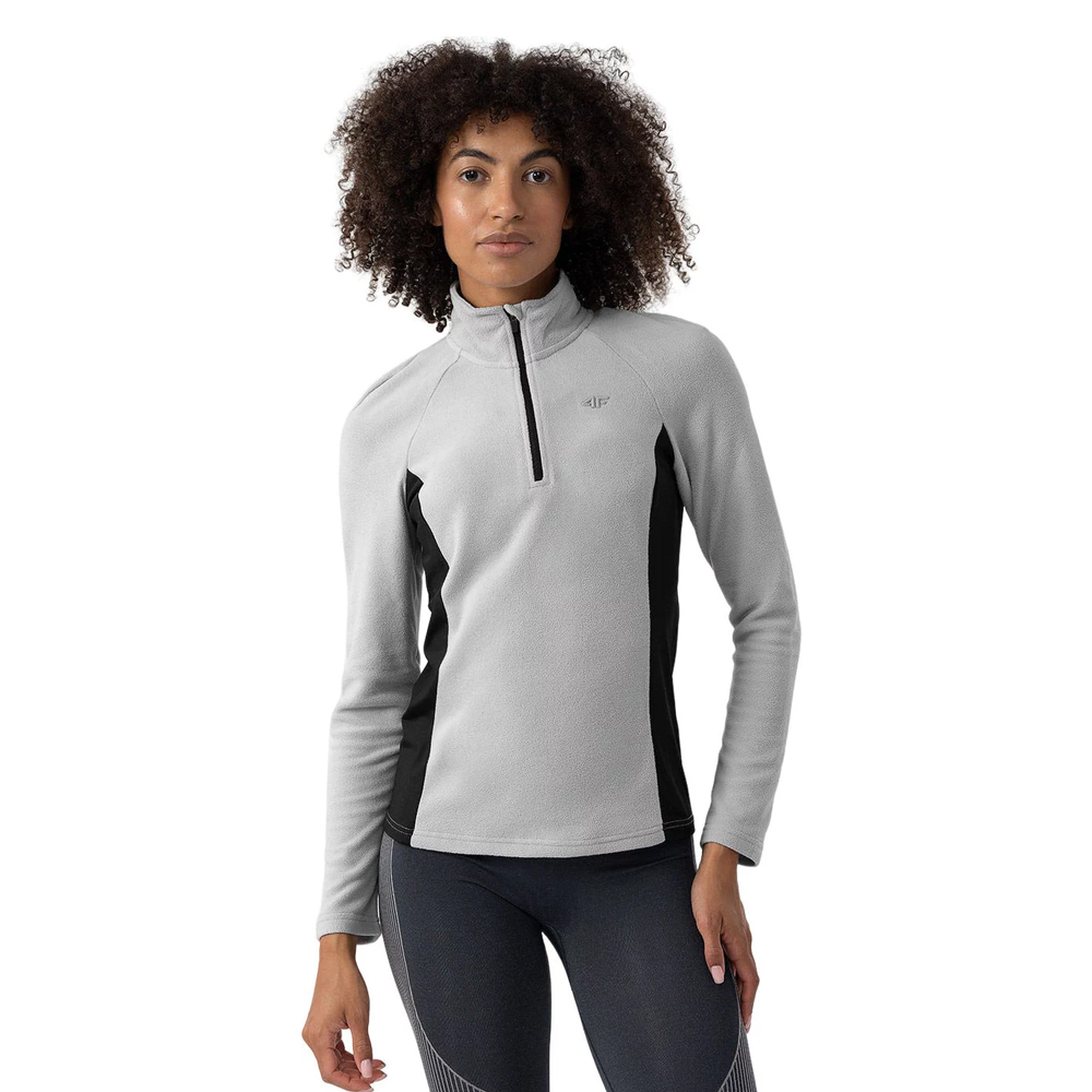 Лонгслив флисовый женский 4F Ski Core серый Лонгслив флисовый женский 4F Ski Core серый